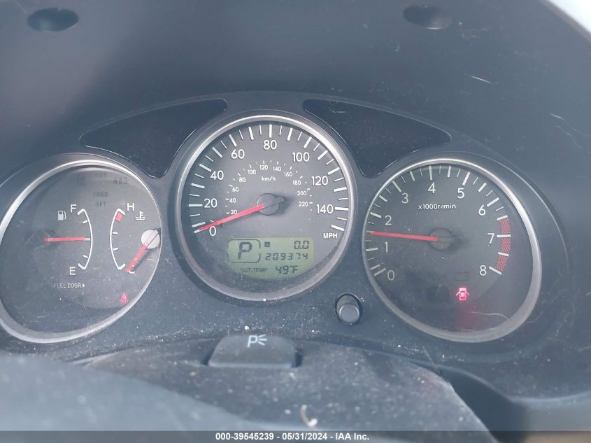 2005 Subaru Forester 2.5Xt VIN: JF1SG69655H706958 Lot: 39545239