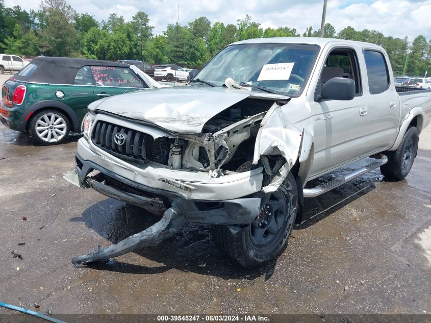 2002 Toyota Tacoma Prerunner V6 VIN: 5TEGN92NX2Z066622 Lot: 39545247