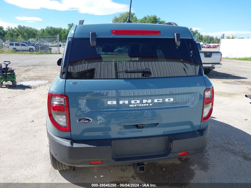 2023 Ford Bronco Sport Outer Banks VIN: 3FMCR9C68PRD58251 Lot: 39545250