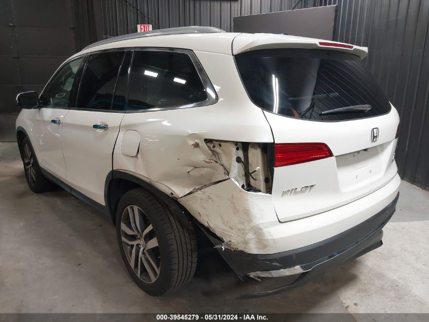 2016 Honda Pilot Touring VIN: 5FNYF6H96GB006307 Lot: 39545279