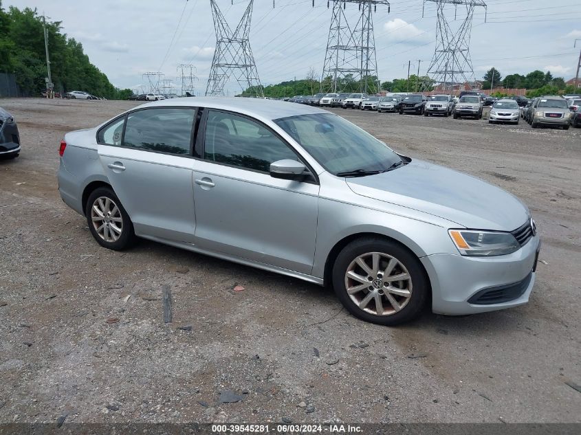 2012 Volkswagen Jetta 2.5L Se VIN: 3VWBP7AJ6CM455468 Lot: 39545281