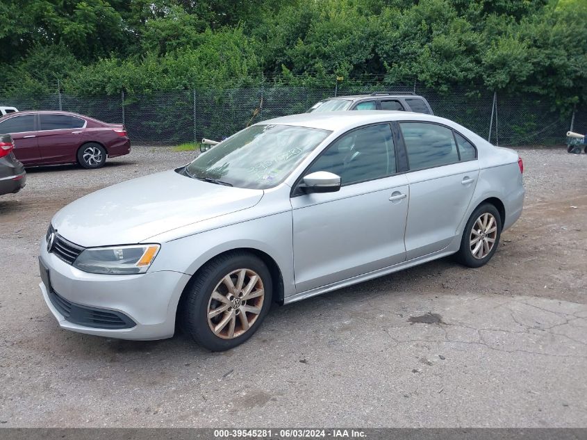 2012 Volkswagen Jetta 2.5L Se VIN: 3VWBP7AJ6CM455468 Lot: 39545281