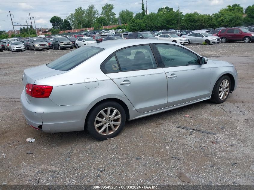 2012 Volkswagen Jetta 2.5L Se VIN: 3VWBP7AJ6CM455468 Lot: 39545281