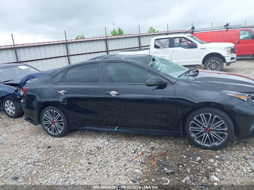 2022 Kia Forte Gt VIN: 3KPF44ACXNE437680 Lot: 39545293