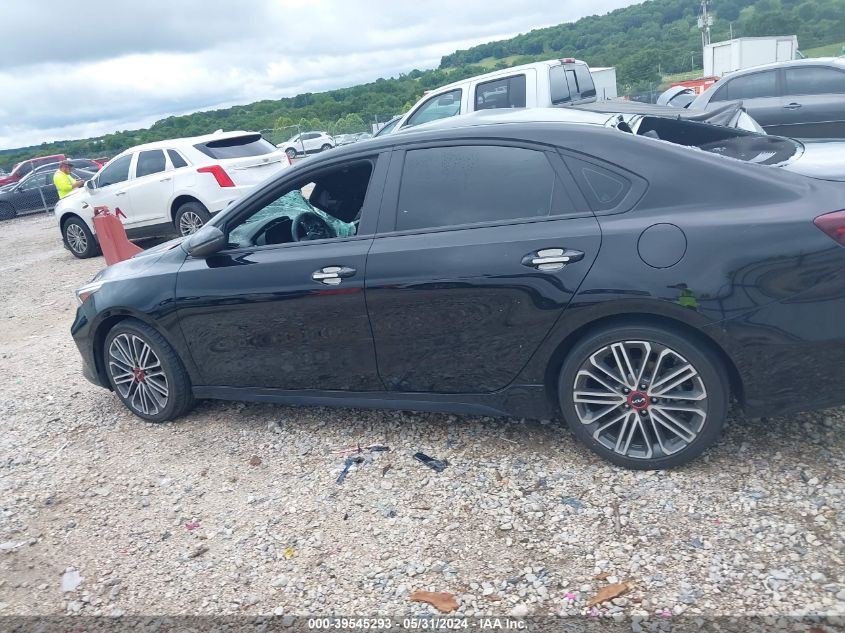 2022 Kia Forte Gt VIN: 3KPF44ACXNE437680 Lot: 39545293