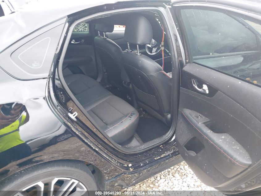 2022 Kia Forte Gt VIN: 3KPF44ACXNE437680 Lot: 39545293