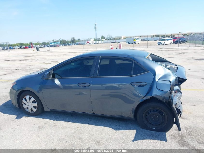 2014 Toyota Corolla L/Le/Le Pls/Prm/S/S Pls VIN: 2T1BURHE2EC209576 Lot: 39545306