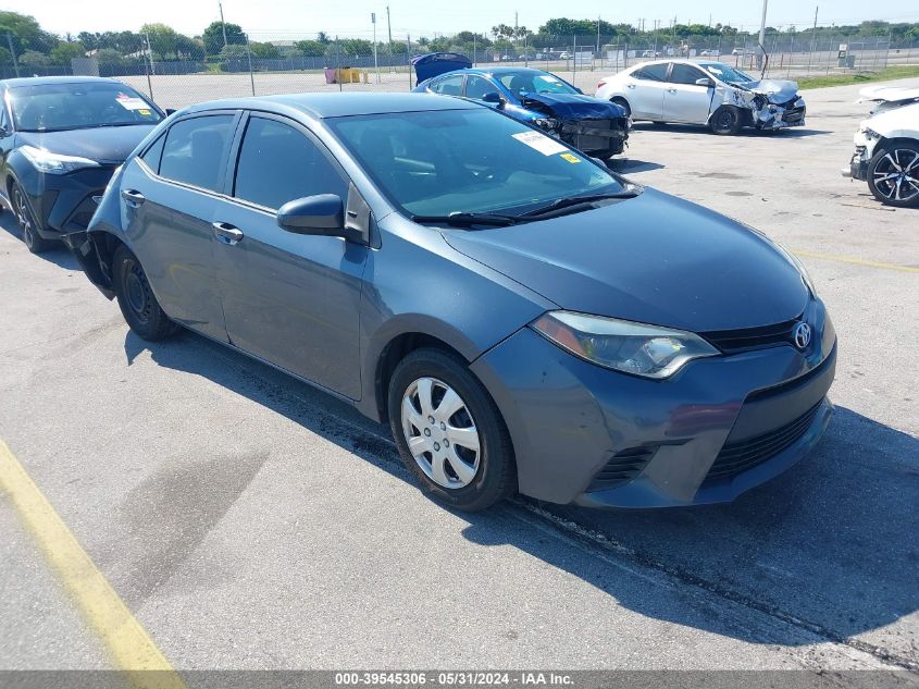 2014 Toyota Corolla L/Le/Le Pls/Prm/S/S Pls VIN: 2T1BURHE2EC209576 Lot: 39545306