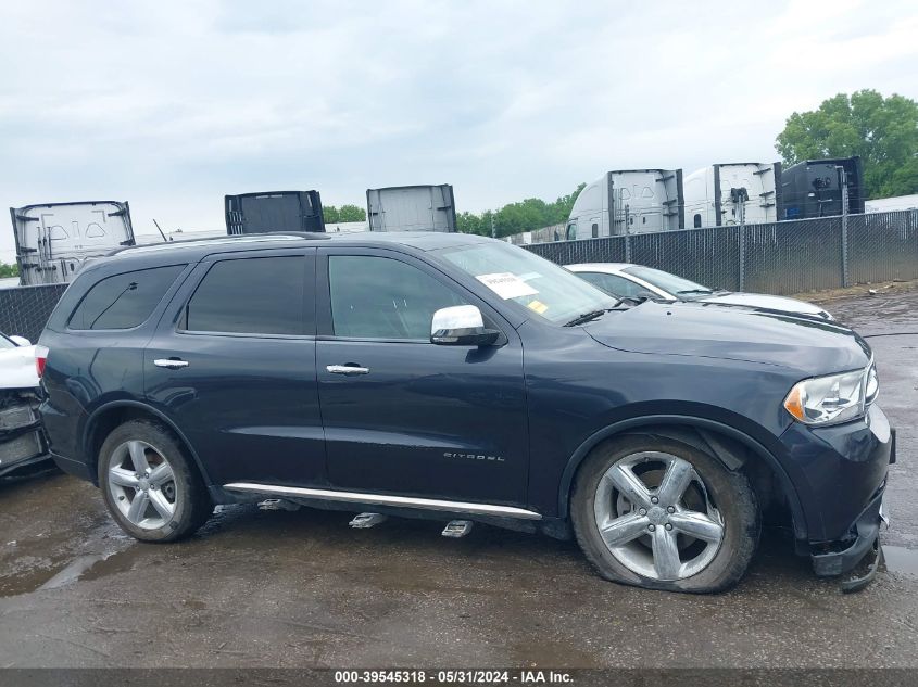 2012 Dodge Durango Citadel VIN: 1C4SDJET7CC336723 Lot: 39545318