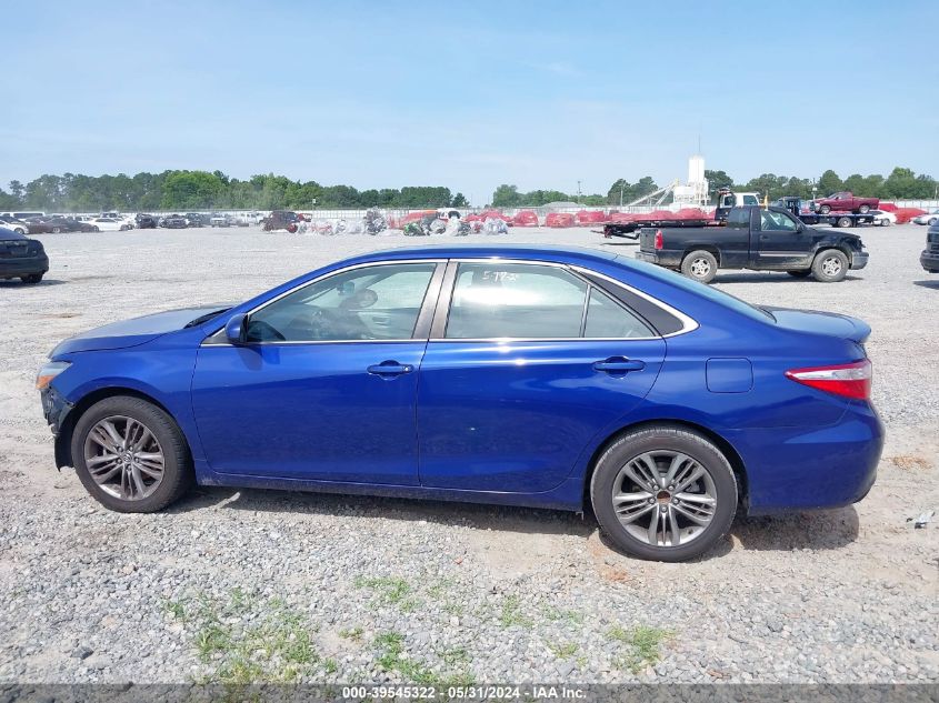 2015 Toyota Camry Se VIN: 4T1BF1FKXFU919765 Lot: 39545322