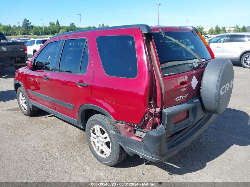 2003 Honda Cr-V Ex VIN: JHLRD78863C029426 Lot: 39545323