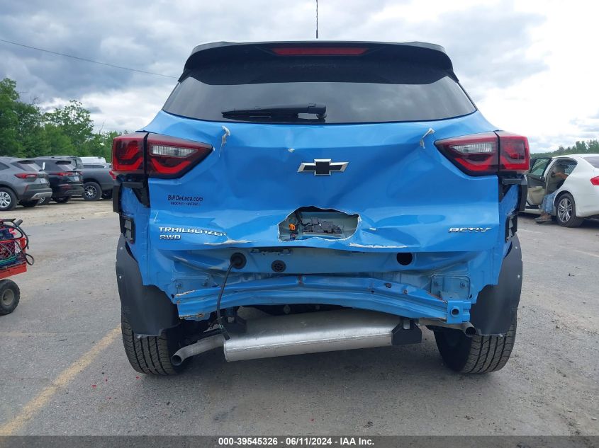 2024 Chevrolet Trailblazer Awd Activ VIN: KL79MSSL9RB063644 Lot: 39545326