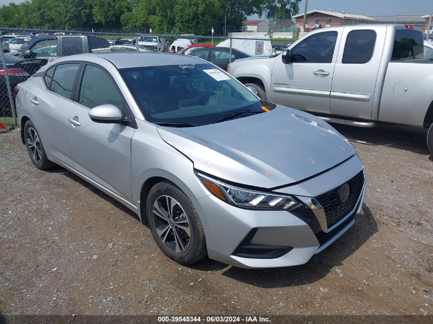 2023 Nissan Sentra Sv Xtronic Cvt VIN: 3N1AB8CV0PY261250 Lot: 39545344