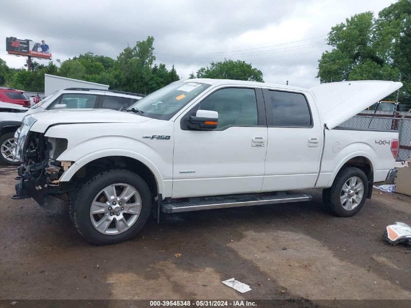 2012 Ford F-150 Lariat VIN: 1FTFW1ET6CFC96385 Lot: 39545348