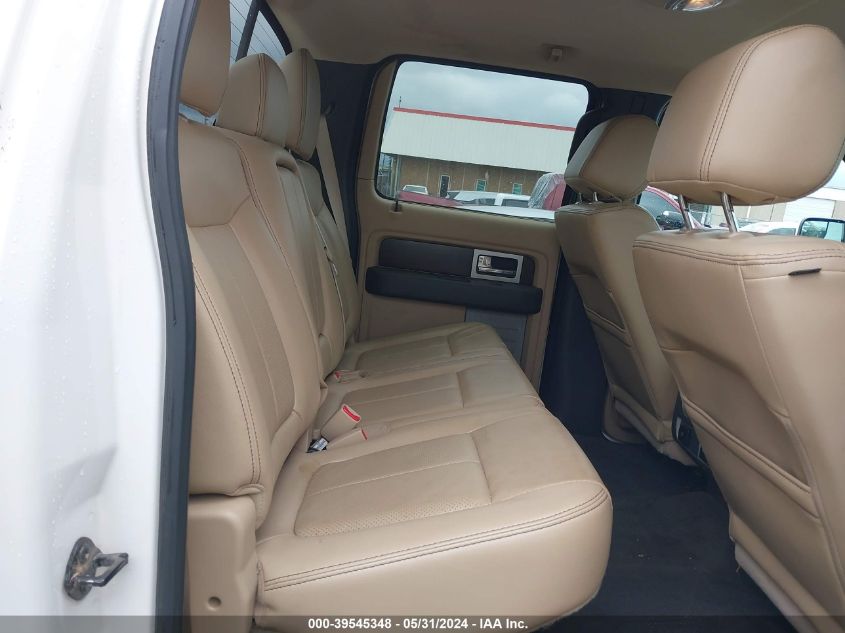 2012 Ford F-150 Lariat VIN: 1FTFW1ET6CFC96385 Lot: 39545348