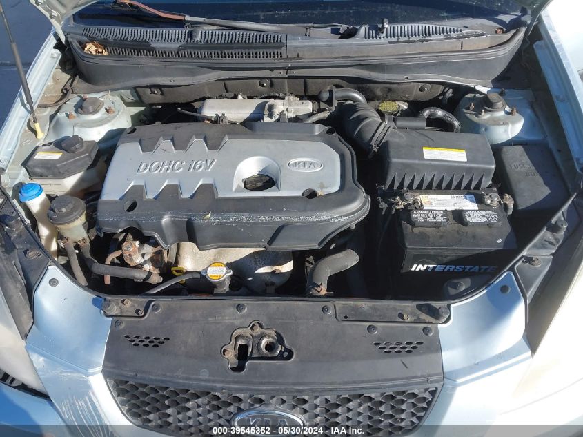 2006 Kia Rio Lx VIN: KNADE123966171039 Lot: 39545352