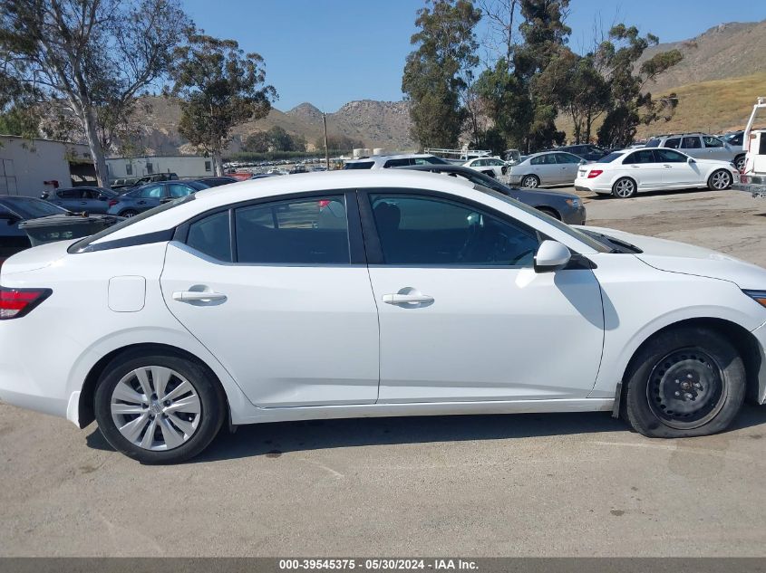 2022 Nissan Sentra S Xtronic Cvt VIN: 3N1AB8BV6NY213251 Lot: 39545375