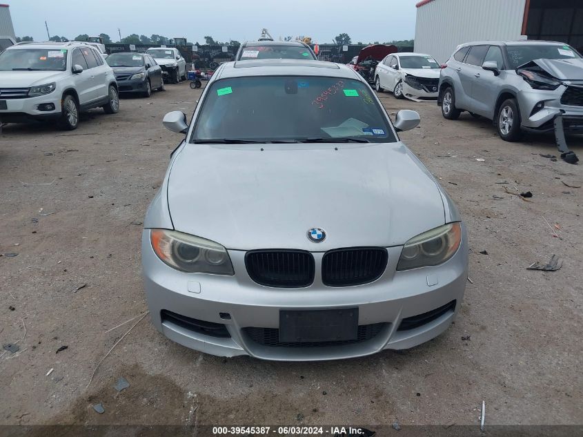 2012 BMW 135I VIN: WBAUC9C50CVM11634 Lot: 39545387