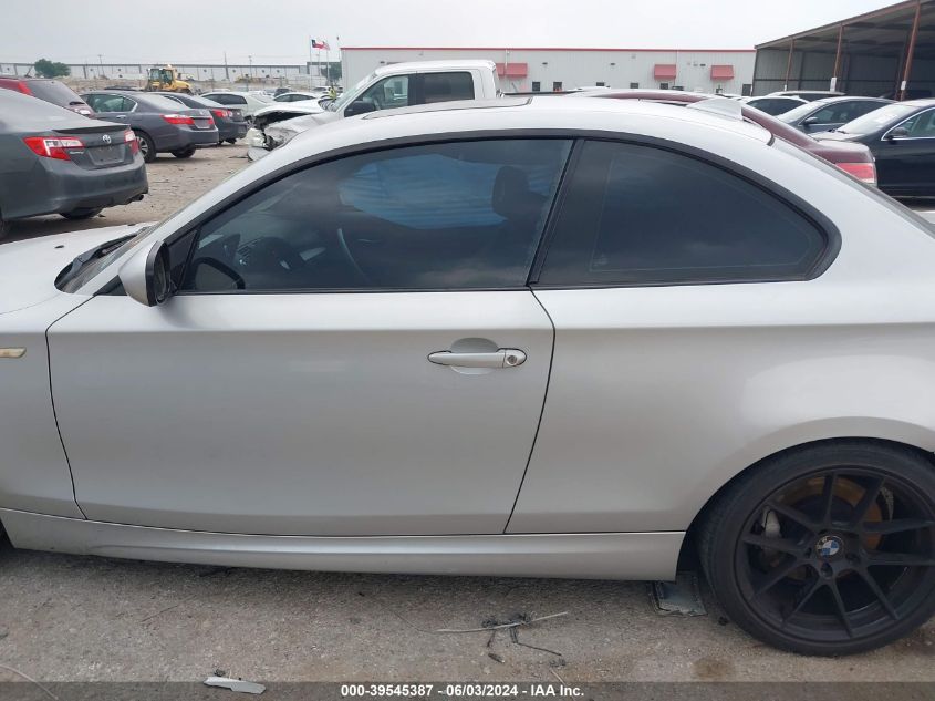 2012 BMW 135I VIN: WBAUC9C50CVM11634 Lot: 39545387