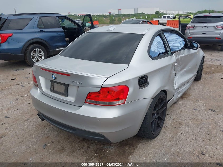 2012 BMW 135I VIN: WBAUC9C50CVM11634 Lot: 39545387