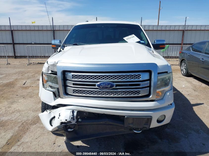 2013 Ford F-150 Platinum VIN: 1FTFW1ET6DFC94721 Lot: 39545440