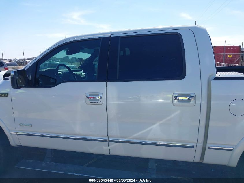 2013 Ford F-150 Platinum VIN: 1FTFW1ET6DFC94721 Lot: 39545440