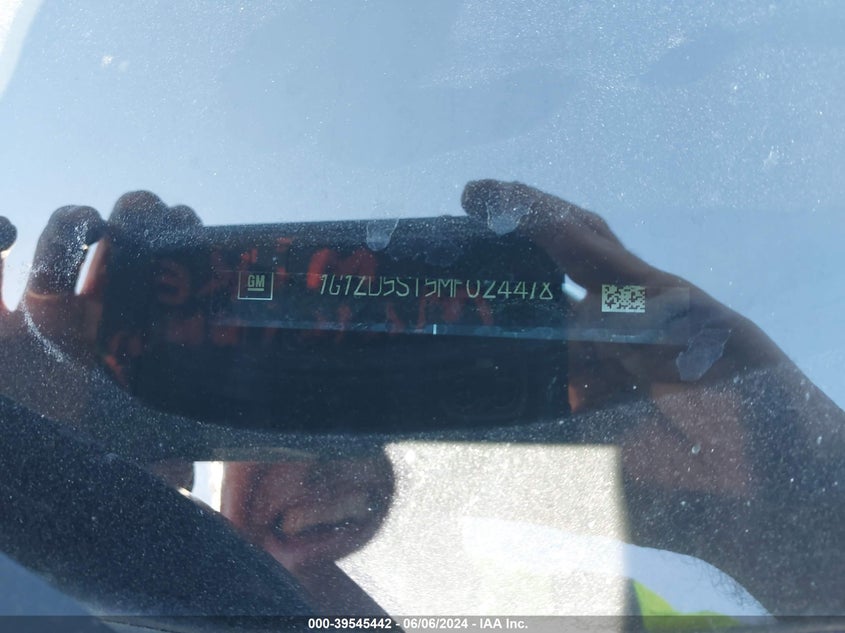 2021 Chevrolet Malibu Fwd Lt VIN: 1G1ZD5ST5MF024418 Lot: 39545442