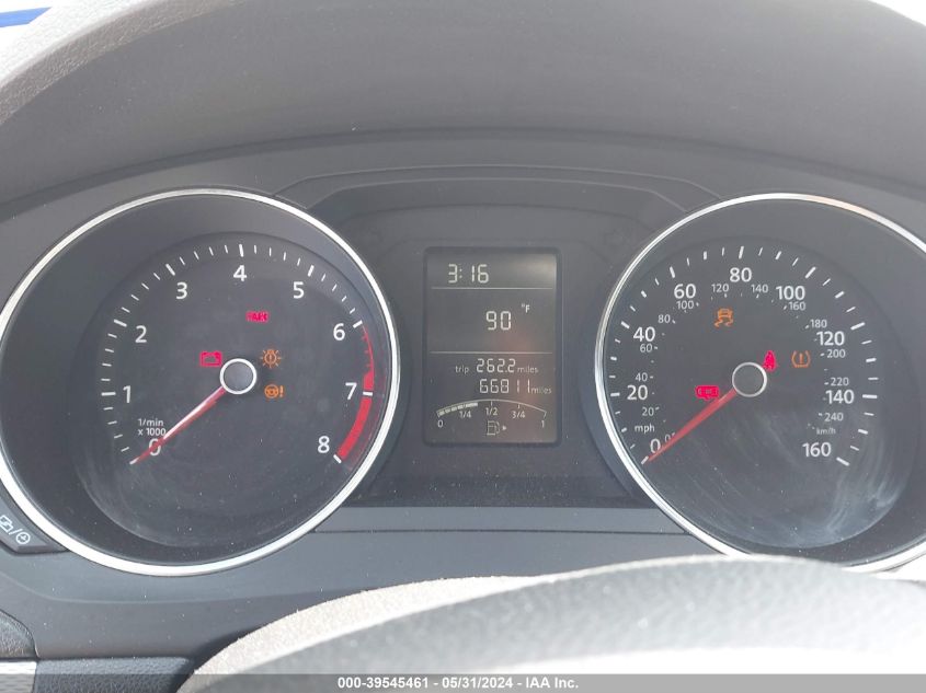 2017 Volkswagen Jetta 1.4T S VIN: 3VW167AJ7HM245564 Lot: 39545461