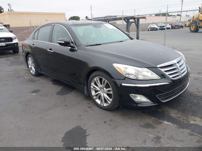 2013 Hyundai Genesis 3.8 VIN: KMHGC4DDXDU229404 Lot: 39545467