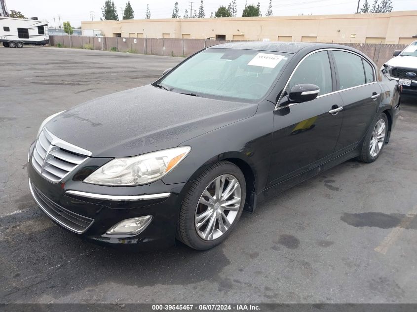 2013 Hyundai Genesis 3.8 VIN: KMHGC4DDXDU229404 Lot: 39545467