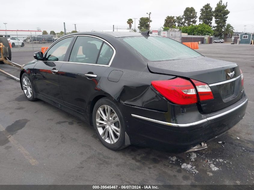 2013 Hyundai Genesis 3.8 VIN: KMHGC4DDXDU229404 Lot: 39545467