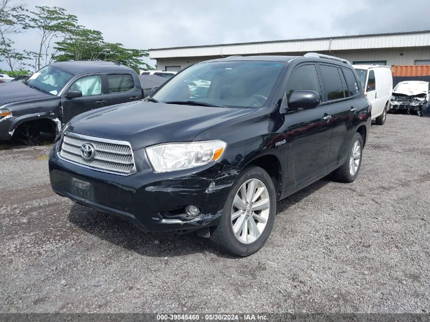 2008 Toyota Highlander Hybrid Limited VIN: JTEEW44A682018240 Lot: 39545468