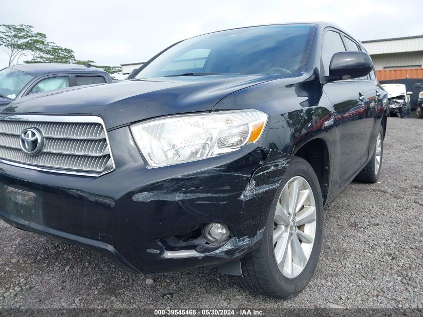 2008 Toyota Highlander Hybrid Limited VIN: JTEEW44A682018240 Lot: 39545468