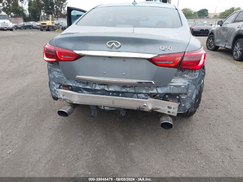 2019 Infiniti Q50 3.0T Luxe VIN: JN1EV7AR9KM550941 Lot: 39545479