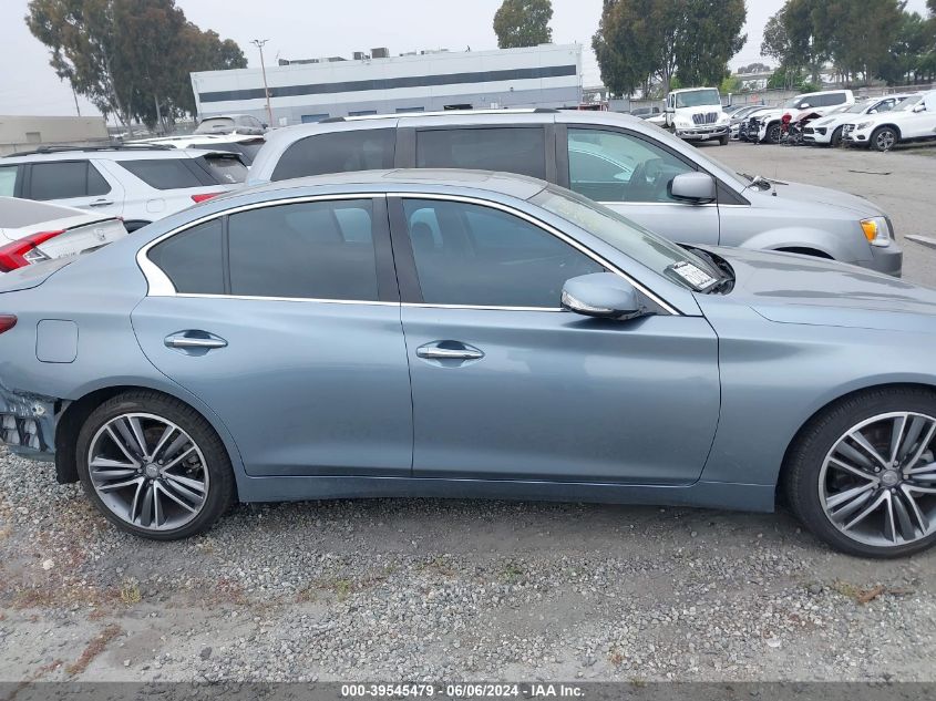 2019 Infiniti Q50 3.0T Luxe VIN: JN1EV7AR9KM550941 Lot: 39545479