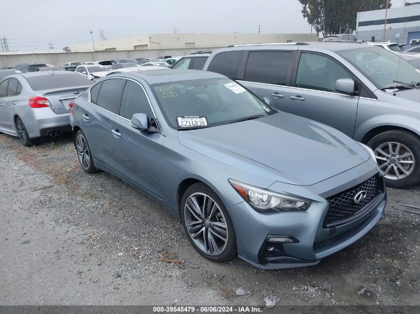 2019 Infiniti Q50 3.0T Luxe VIN: JN1EV7AR9KM550941 Lot: 39545479