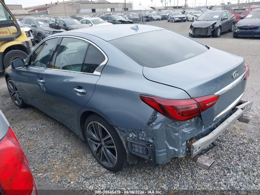 2019 Infiniti Q50 3.0T Luxe VIN: JN1EV7AR9KM550941 Lot: 39545479