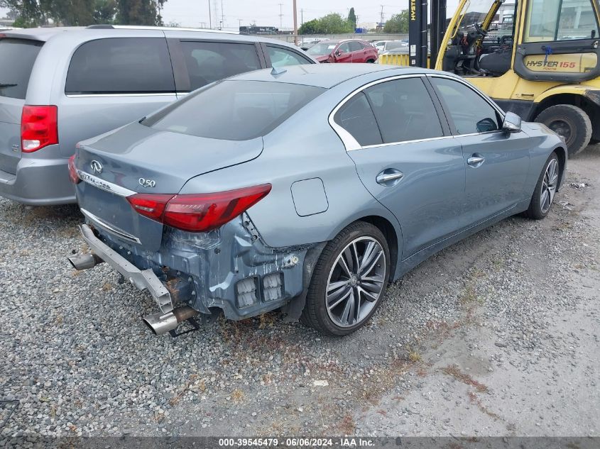 2019 Infiniti Q50 3.0T Luxe VIN: JN1EV7AR9KM550941 Lot: 39545479