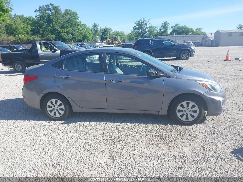 2017 Hyundai Accent Se VIN: KMHCT4AE7HU314184 Lot: 39545488