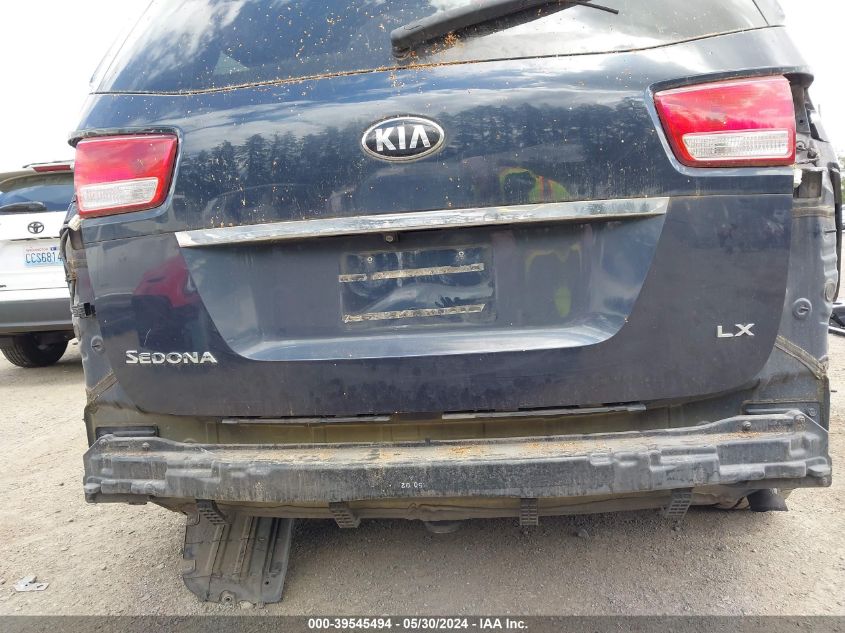 2015 Kia Sedona Lx VIN: KNDMB5C1XF6060435 Lot: 39545494