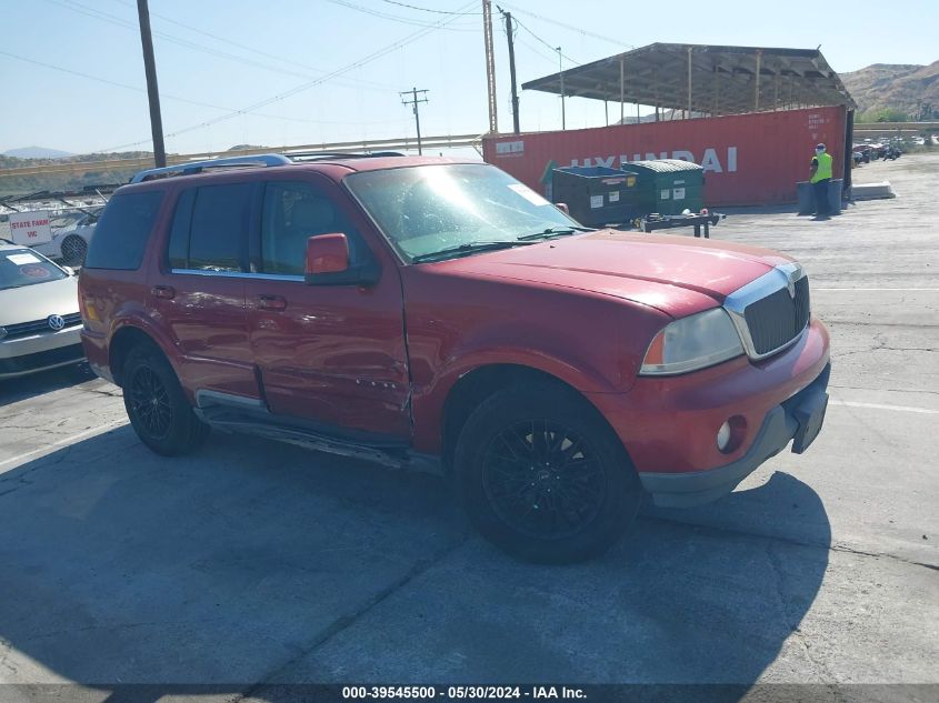 2004 Lincoln Aviator VIN: 5LMEU68H74ZJ16541 Lot: 39545500