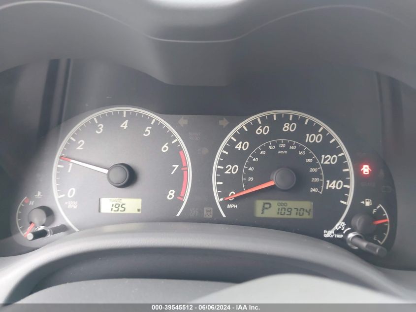 2010 Toyota Corolla Le VIN: JTDBU4EE6AJ077864 Lot: 39545512