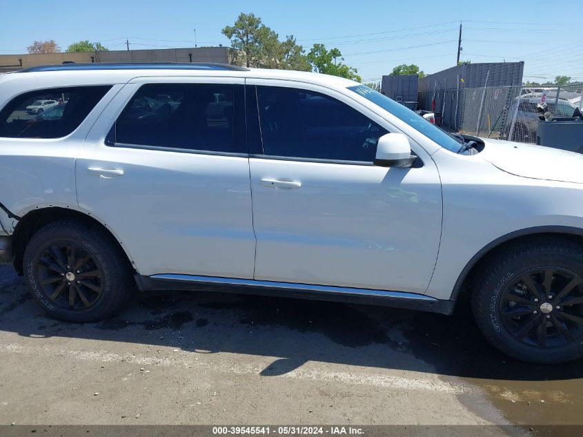2016 Dodge Durango Sxt VIN: 1C4RDHAG6GC412664 Lot: 39545541
