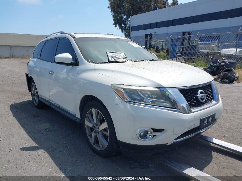 2015 Nissan Pathfinder Platinum VIN: 5N1AR2MN4FC606805 Lot: 39545542