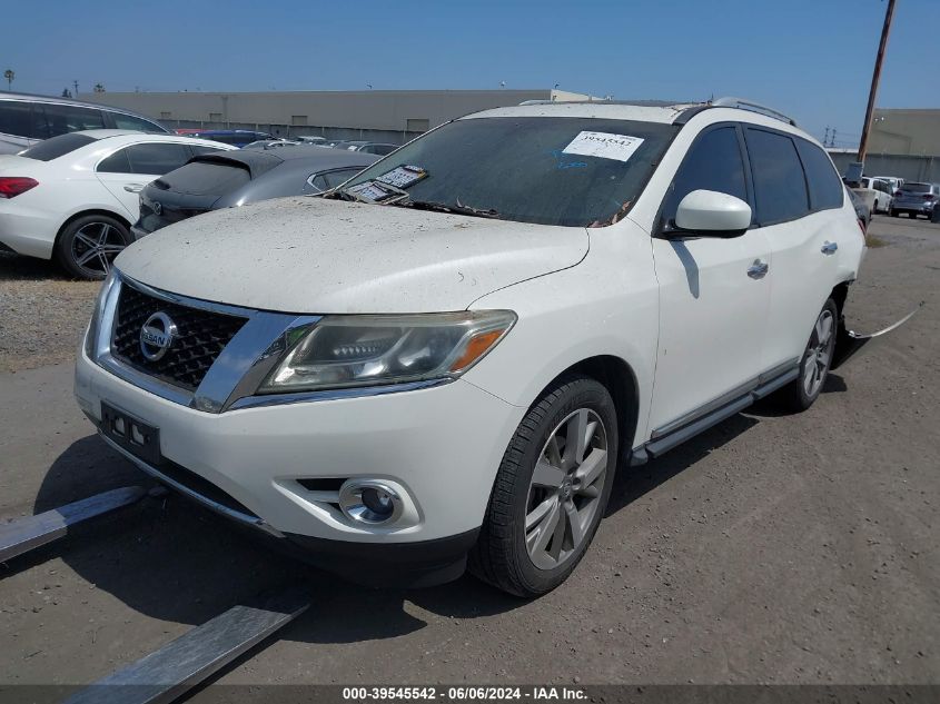 2015 Nissan Pathfinder Platinum VIN: 5N1AR2MN4FC606805 Lot: 39545542