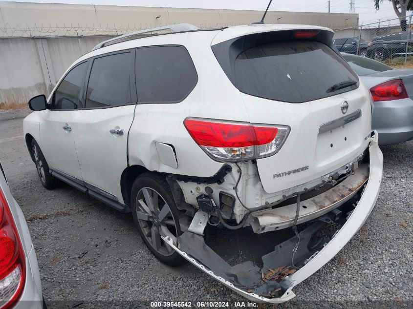 2015 Nissan Pathfinder Platinum VIN: 5N1AR2MN4FC606805 Lot: 39545542