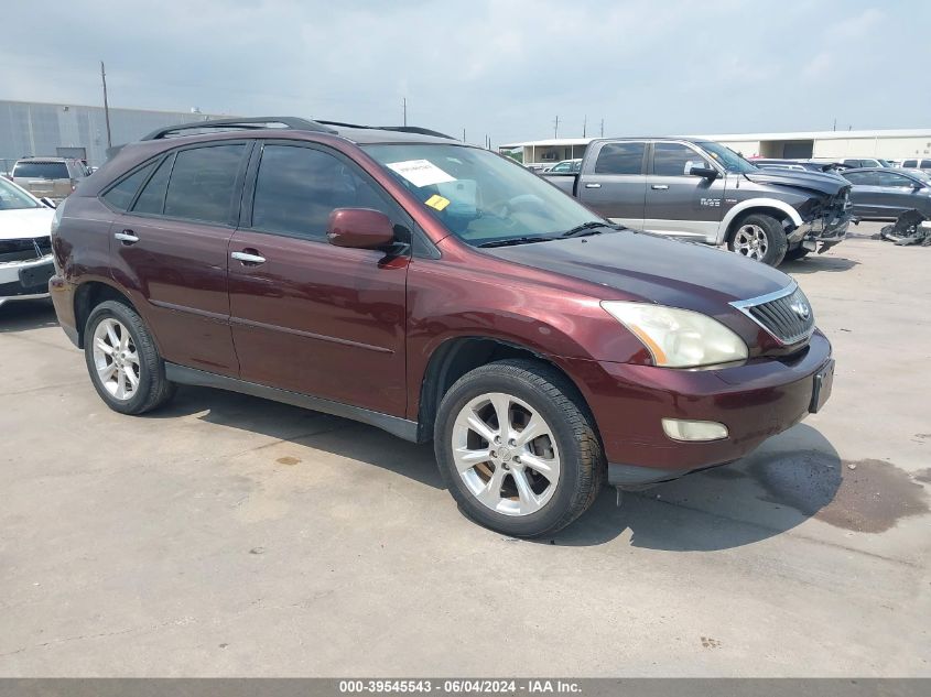 2009 Lexus Rx 350 VIN: JTJHK31U892055018 Lot: 39545543