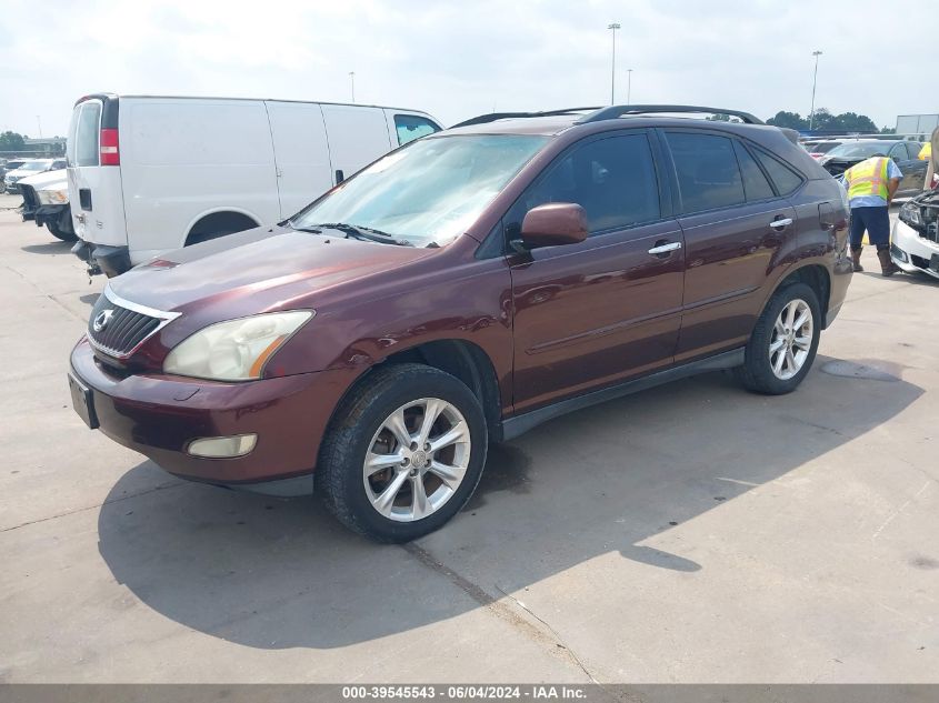 2009 Lexus Rx 350 VIN: JTJHK31U892055018 Lot: 39545543