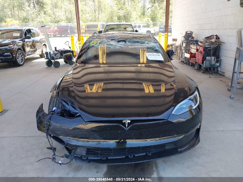 2022 Tesla Model S VIN: 5YJSA1E69NF480265 Lot: 39545548