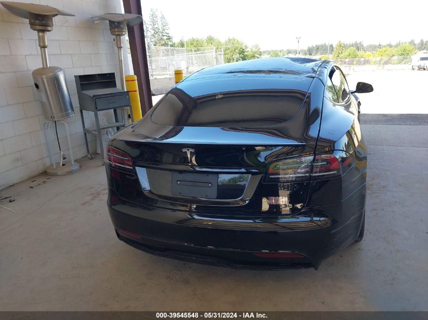 2022 Tesla Model S VIN: 5YJSA1E69NF480265 Lot: 39545548